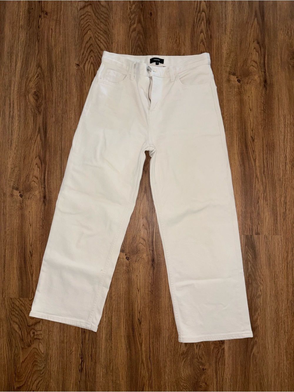 Theory White Jeans